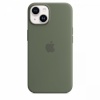 Apple kaitsekest iPhone 14 Silicone Case with MagSafe - Olive