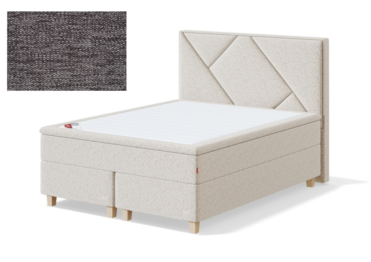 Sleepwell kontinentaalvoodi RED CONTINENTAL, 160x200x50cm, VERANO hall, pehme