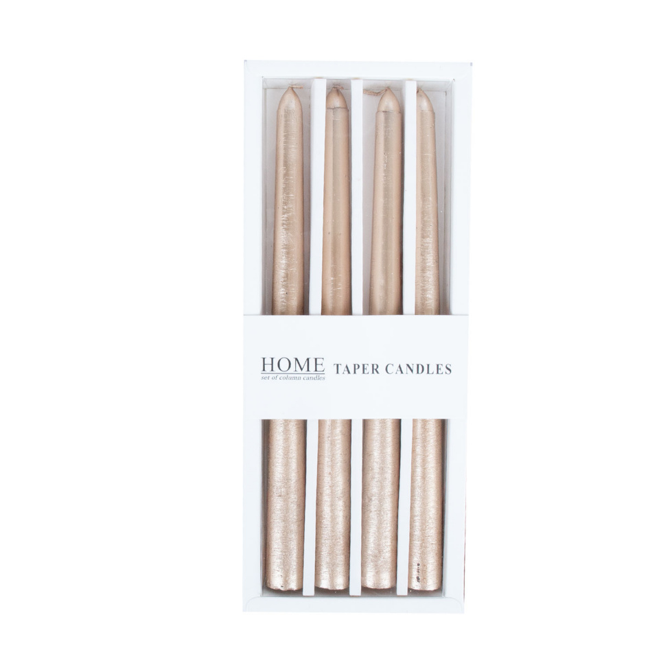 H4Y antiikküünal Carol, 25cm, beež kuld