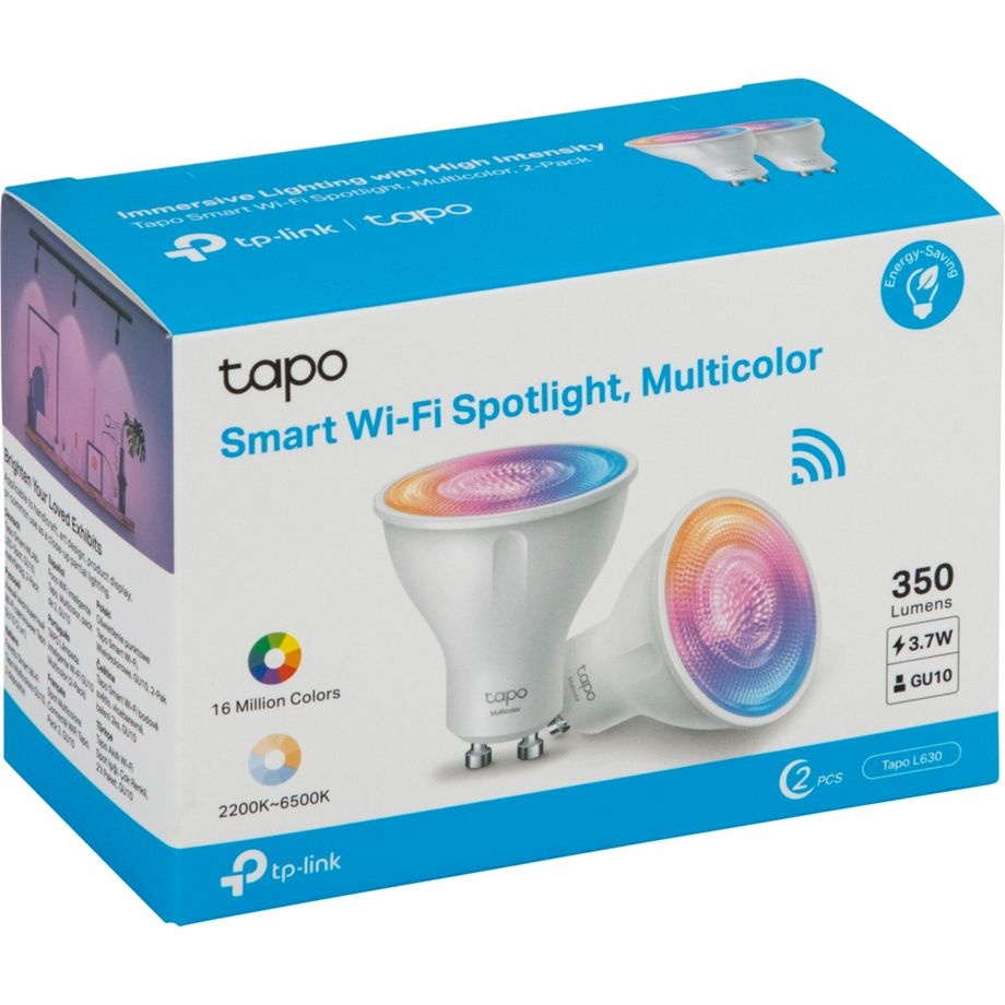 Tapo lambipirn L630 GU10 Intelligente LED Lamp, RGB, 2tk 
