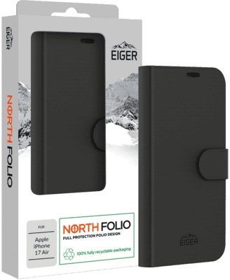 Eiger kaitsekest North Folio Case iPhone 17 Air must