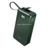 Sbs akupank Powerbank 10000mAh, 20W, LCD, integrated cable, roheline