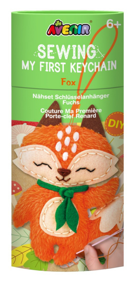 Mg Dystrybucja Set kreatywny Uszyj brelok for kluczy - Lis