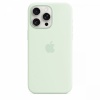 Apple kaitsekest Silicone Case with MagSafe for iPhone 15 Pro Max - soft mint