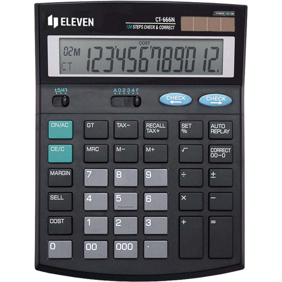 Eleven kalkulaator CT666N Calculator, must