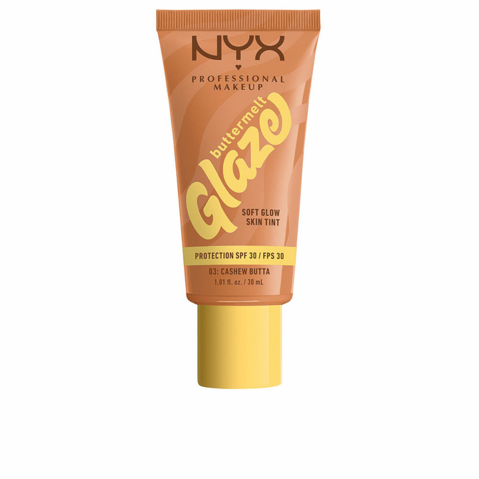 NYX Päikesekaitse koos Värviga BUTTERMELT GLAZE Nº 03-Cashew Butta Spf 30 30ml