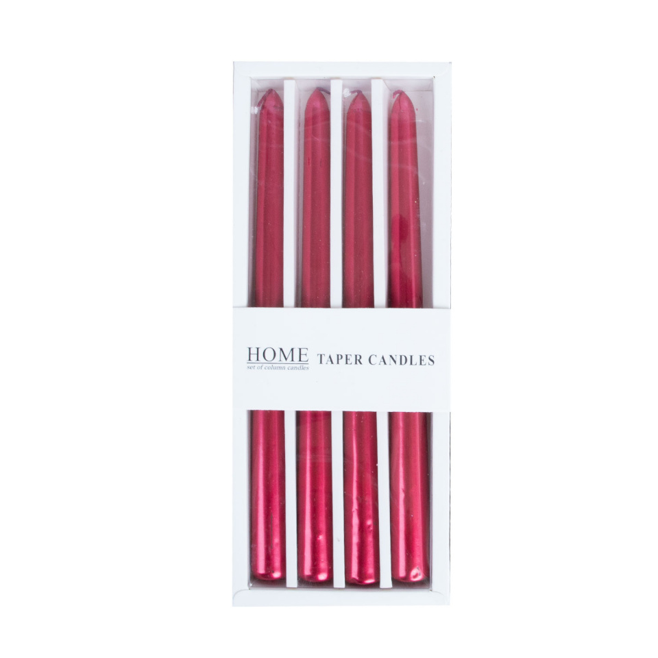 H4Y antiikküünal Carola, 25cm, punane pärlmutter