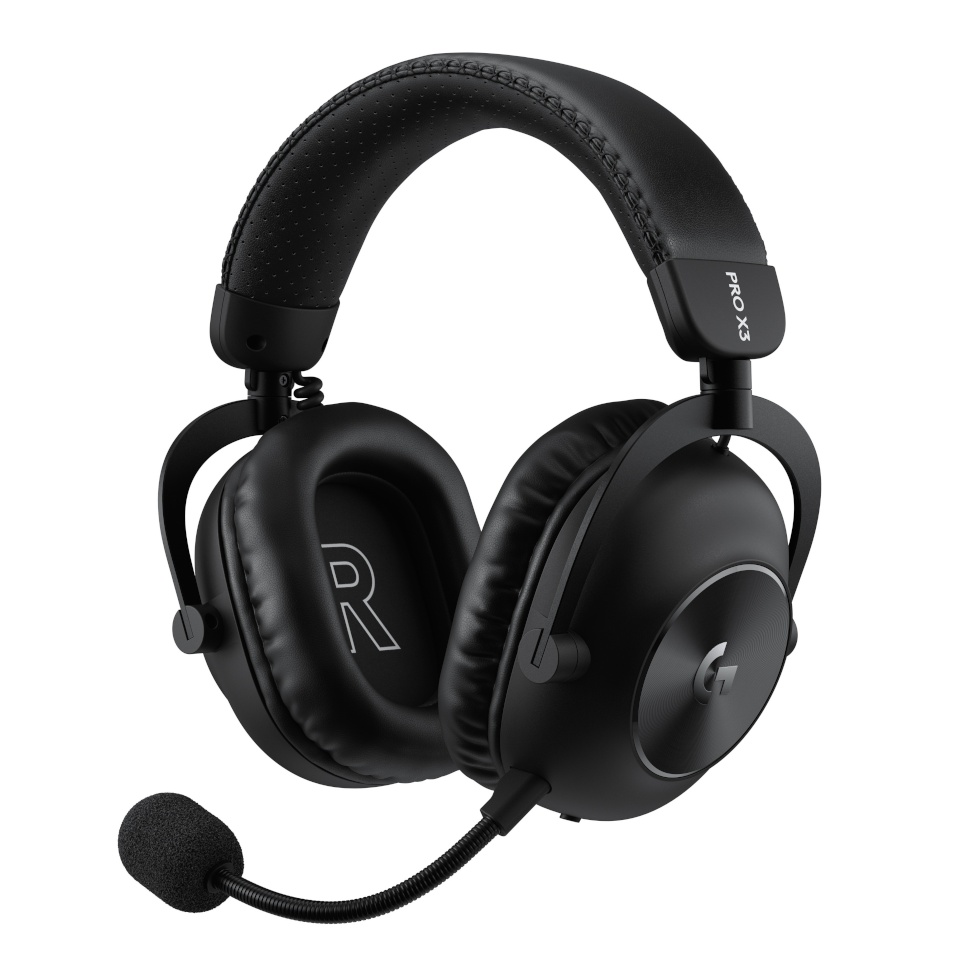 Logitech kõrvaklapid PRO X3 Lightspeed Wireless, mustad