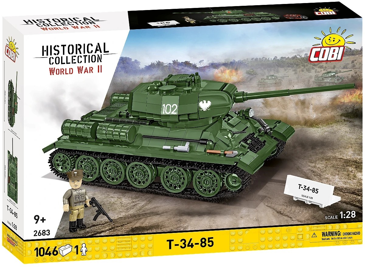 Cobi klotsid Bricks T-34-85 1046 pieces