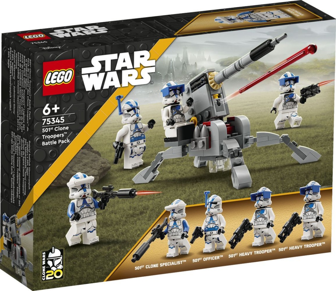 LEGO klotsid Star Wars 75345 501st Clone Troopers Battle Pack