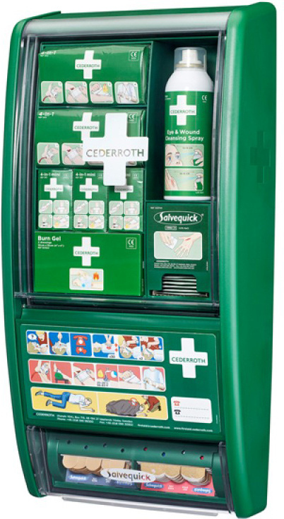 Cederroth esmaabikomplekt 51011026 First Aid Station, roheline
