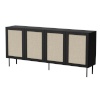Cama Meble puhvetkapp JUTA 4D chest of drawers 4D 200x39,5x90 must + linol calabria