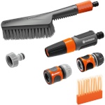 Gardena tarvikud Cleansystem Basic Equipment with Hand Brush S Soft, hall/oranž
