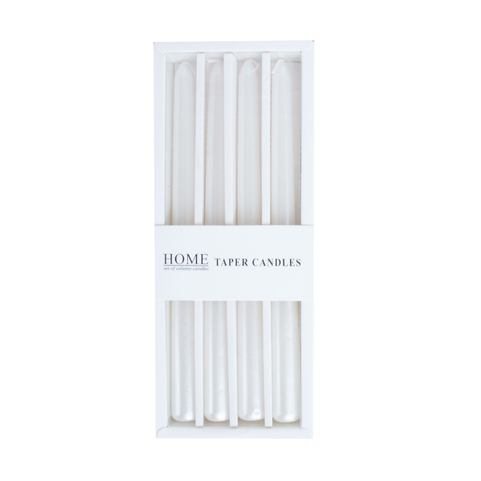 H4Y antiikküünal Carola, 25cm, valge pärlmutter