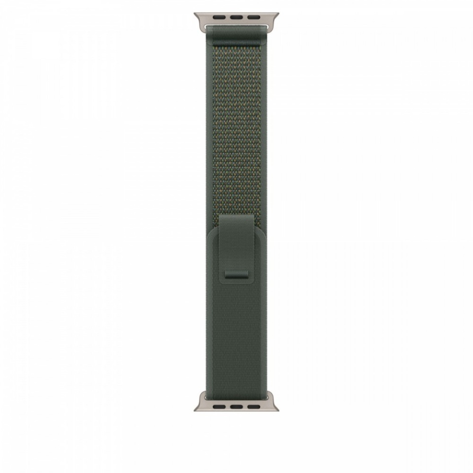 Apple kellarihm Watch Green Trail Loop 49 mm - S/M - Natural Titanium Finish