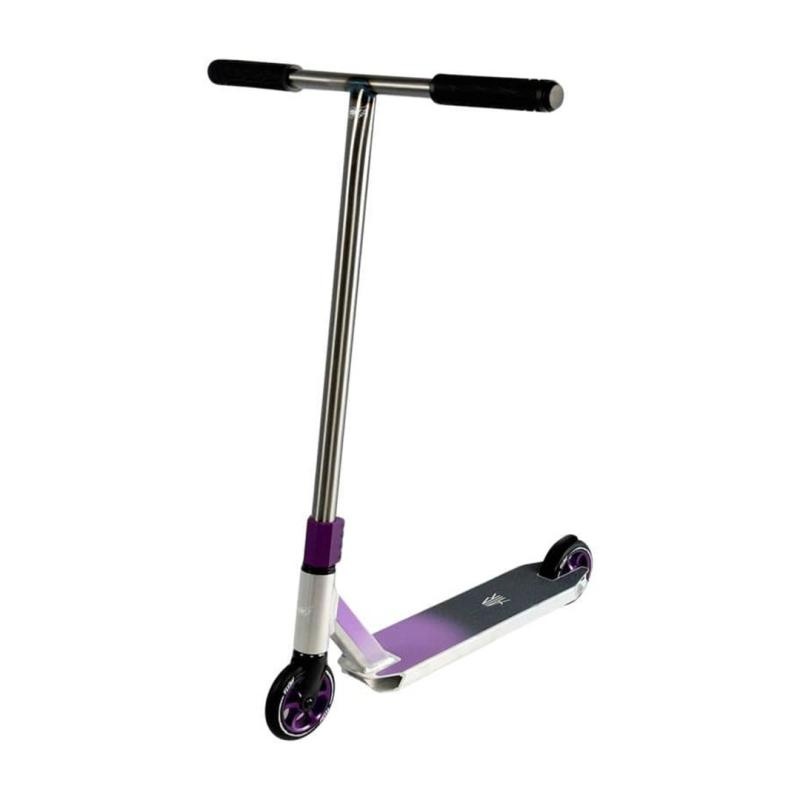 Flyby Trikitõukeratas Air V2 Complete Pro Scooter Chrome/Purple