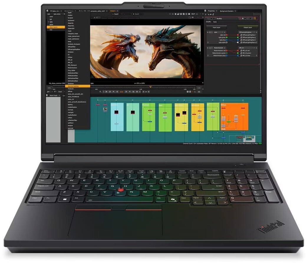 Lenovo sülearvuti ThinkPad P16 Gen 3, Windows 11 Pro (21RQ0005MX)