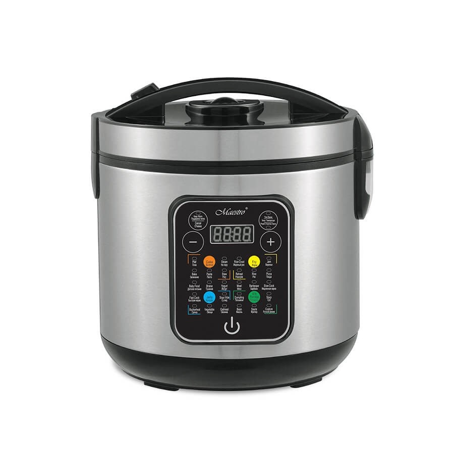 Maestro köögikombain MR-794 multi cooker 5 L 900 W must, Satin steel