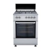 Schlosser gaasipliit elektriahjuga FS5406SAZM Gas Stove with Electric Oven, hõbedane