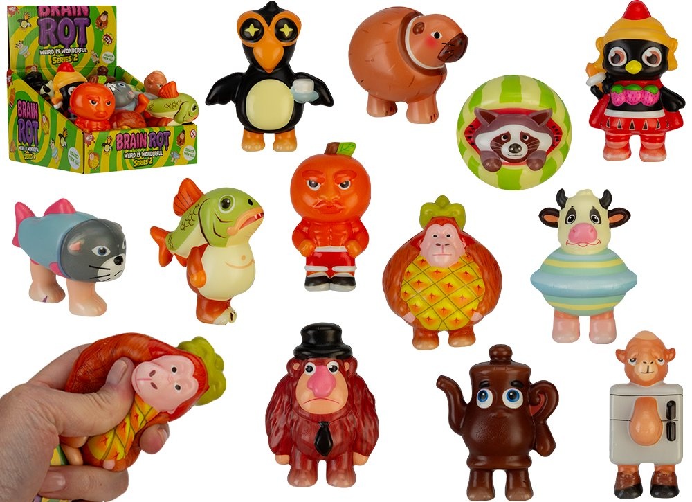 BRAINROT antistress mänguasi, 10 cm, assortii, 543673