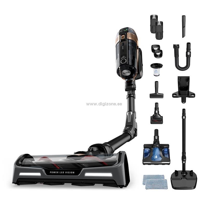 Tefal varstolmuimeja X-Force Flex 15.60 Aqua Cordless Vacuum Cleaner, must/kuldne 