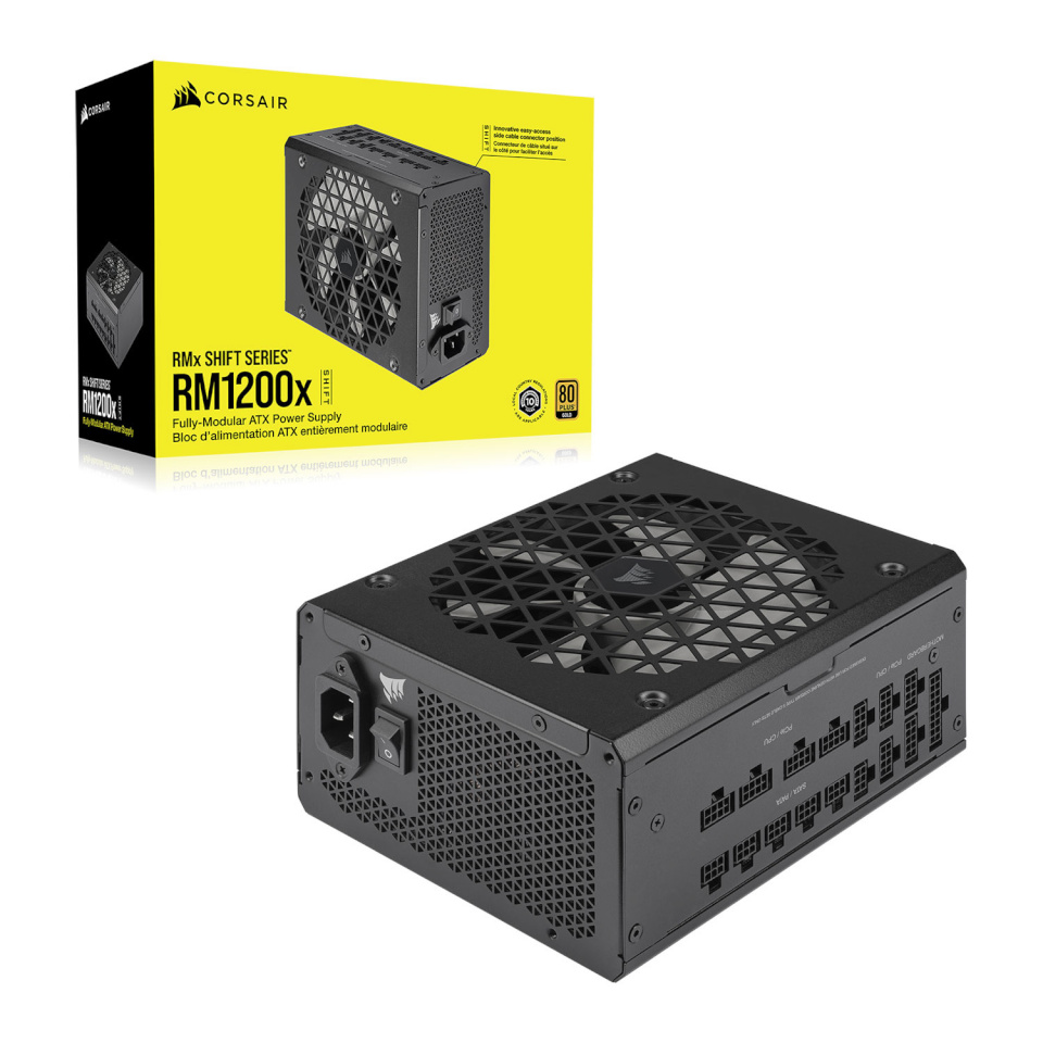 Corsair toiteplokk Corsair RM1200x SHIFT 80 PLUS kuldne Fully Modular ATX Power Supply (EU)