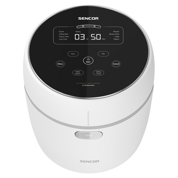 Sencor riisikeetja SRM0670WH Low Carb Rice Cooker, valge