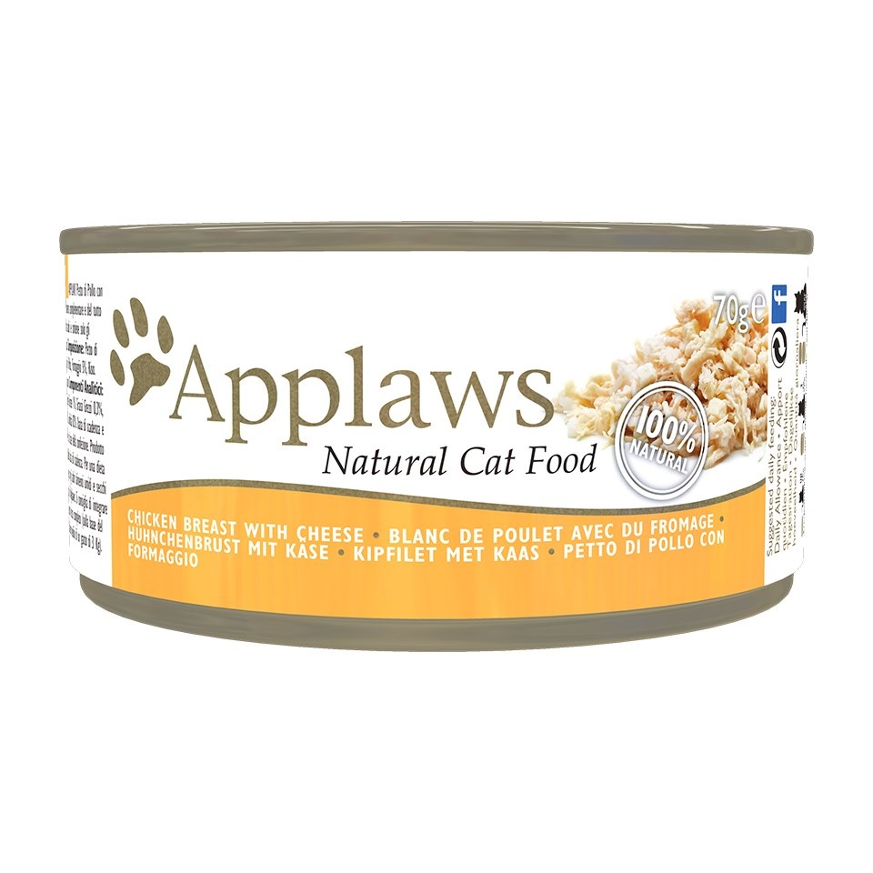 Applaws kassitoit Natural Cat Food Chicken with cheese - Wet Cat Food- 70g