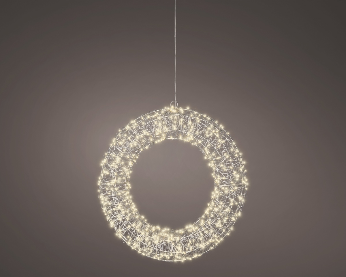 Lumineo jõuludekoratsioon 491580 Light Garland for Outdoor Use, 500 LED, hõbedane