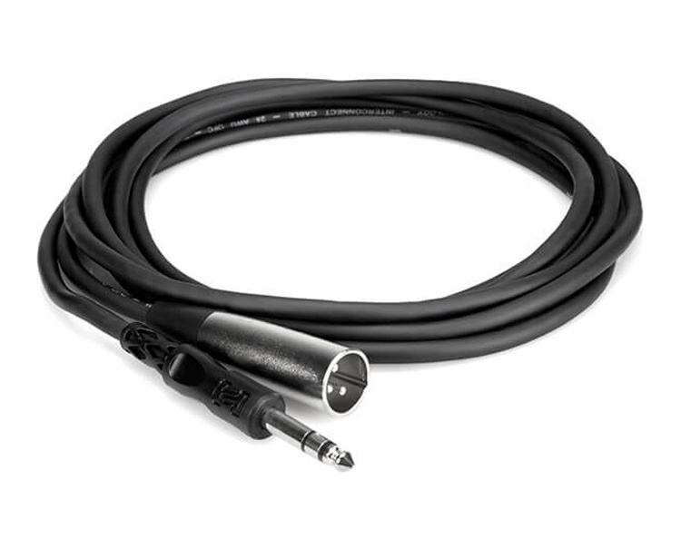 Hosa STX-105M ühenduskaabel, tasakaalustatud TRS - XLR3M, umbes 1,5 m (5 jalga)