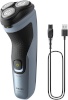 Philips pardel X3063/00 Series 3000X Wet & Dry Electric Shaver, must/sinine