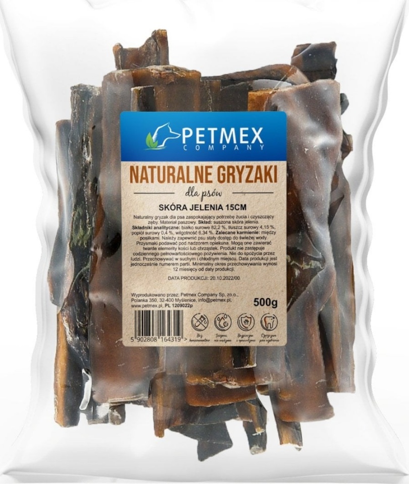 Petmex maius koerale Deer Skin, 500g