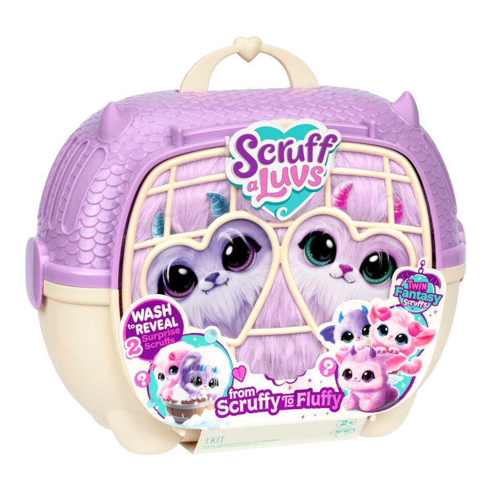 Moose Toys pehme mänguasi Scruff-a-Luvs Fantasy Pet Twins