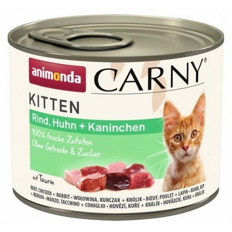 Animonda kassitoit Carny Beef, Chicken and Rabbit, 200g