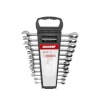 GEDORE punane Ratchet Spanner Set metric 12-osaline