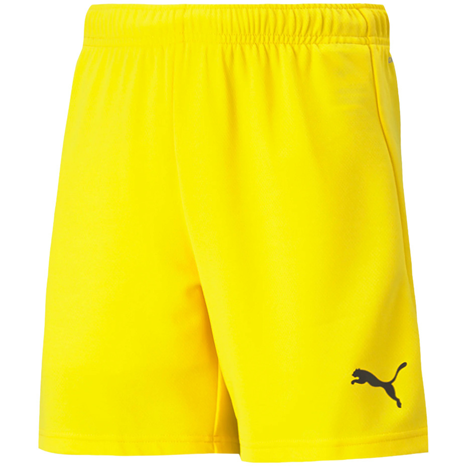 Lühikesed püksid Kids Puma Teamrise Short Jr kollane 704943 07 164cm