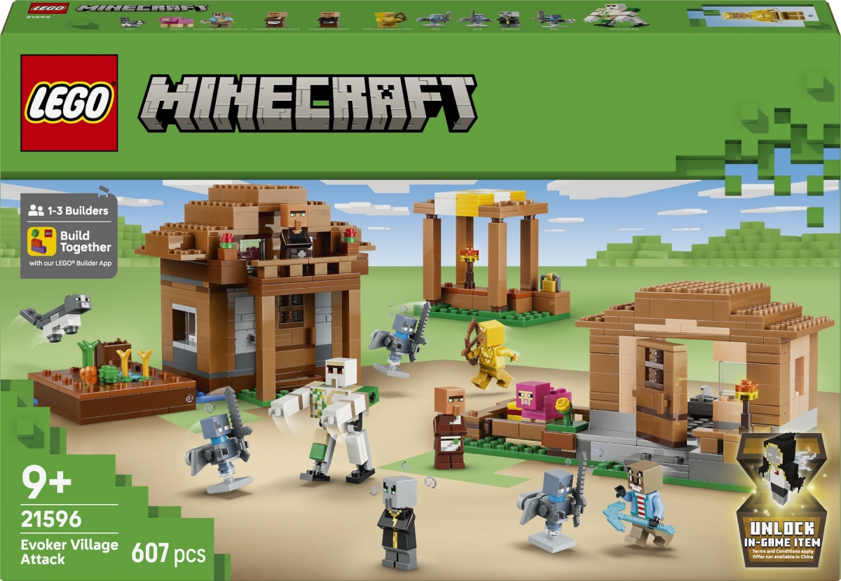 LEGO Minecraft 21596 - Rünnak Kutsijakülale