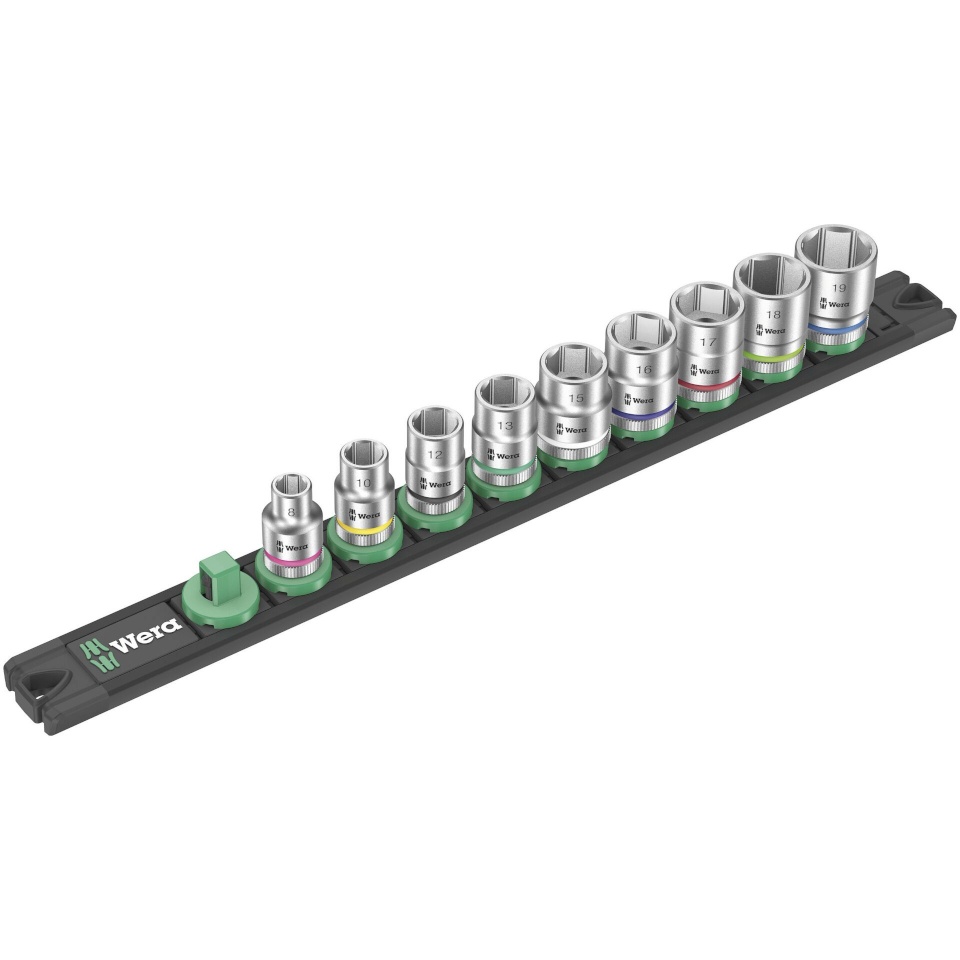 Wera tööriistakomplekt Magnetic Socket Rail B 4 Zyklop Socket Set