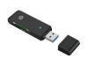 Conceptronic mälukaardilugeja SD+MicroSD Card Reader USB 3.0 must