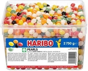 Haribo lahtised kommid Pearls, 2,7kg