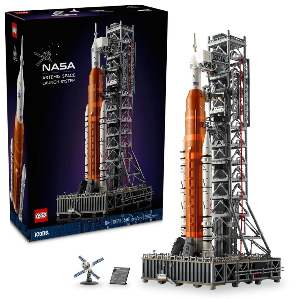 Lego klotsid ICONS 10341 NASA Artemis Space Launch System