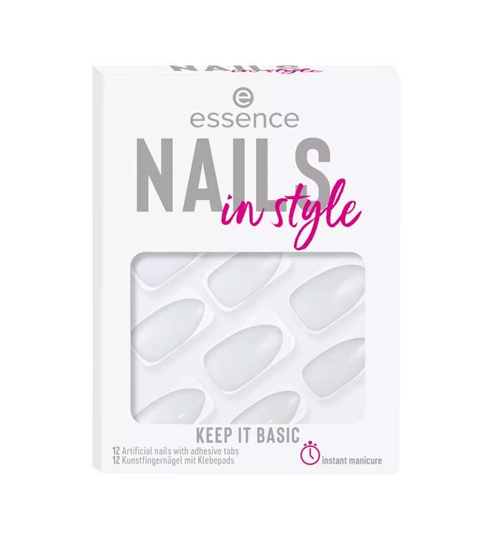 Essence kunstküüned Nails In Style 12tk, 15 Keep It Basic, naistele