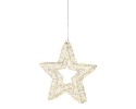 Lumineo jõuludekoratsioon 491584 Star Light Garland, 500 LEDs, Indoor and Outdoor Lamp, hõbedane