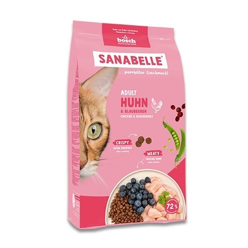 Bosch kuivtoit kassile Sanabelle Life Adult Chicken & Blueberries, 8kg