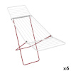 Confortime pesukuivatusrest Lotus valge punane Metall 180x55x109cm (6 Ühikut)