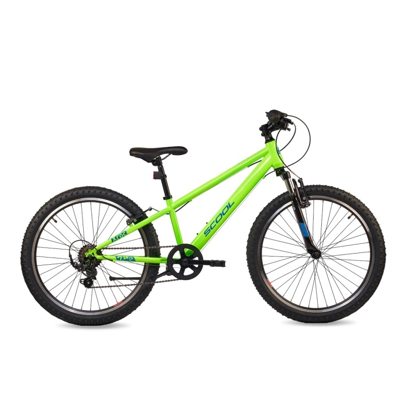 S´COOL laste jalgratas Xroc, 24" Neon Green/Ocean