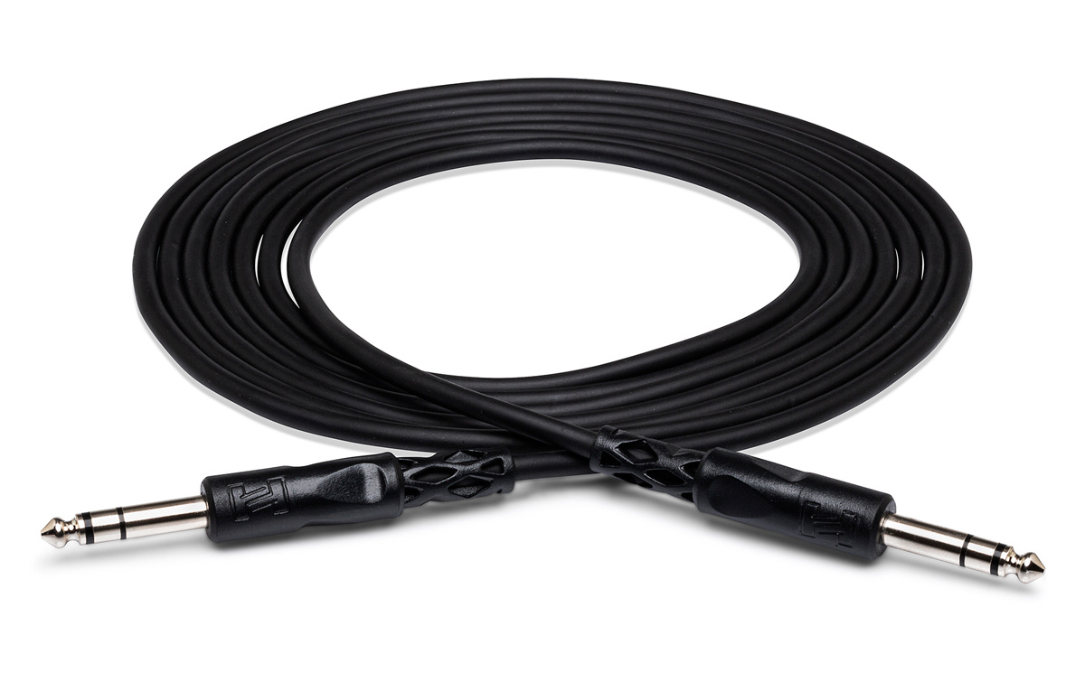 Hosa CSS-105 ühenduskaabel, tasakaalustatud 2x TRS, umbes 1,5 m (5 jalga)