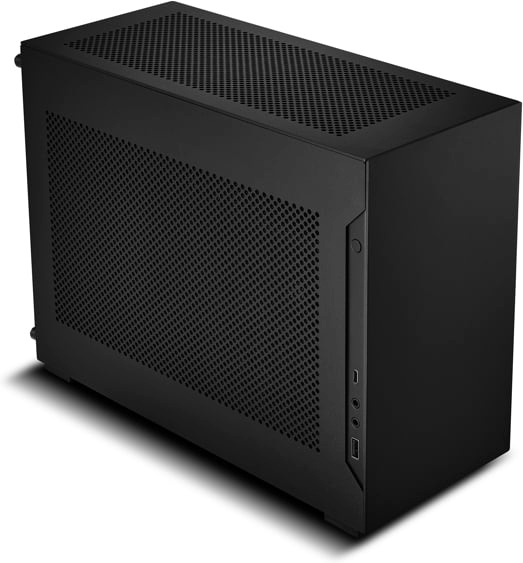 Lian korpus Li DAN Cases A4-H2O X4 Mini-ITX Gehäuse, PCIE4.0 Riserkabel - must |