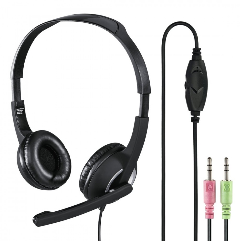 Hama kõrvaklapid PC office headset HS-P150 must
