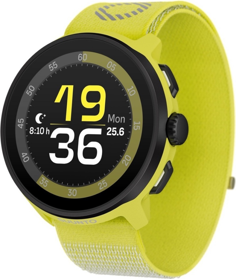 Suunto spordikell Run, 46mm, laimiroheline